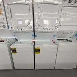 GE 2.3 cu. ft. Washer 4.4 cu. ft. Electric Dryer Combo in White