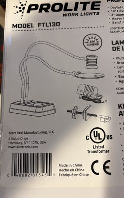 Prolite professional LED Light Kit W. magnification Lens Model FTL130 NEW