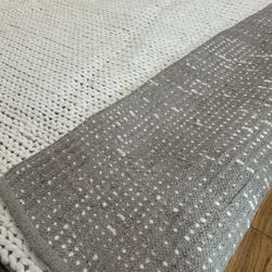 Living Room Area Rug Braided Wool