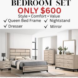 4 Pc Queen Bedroom Set
