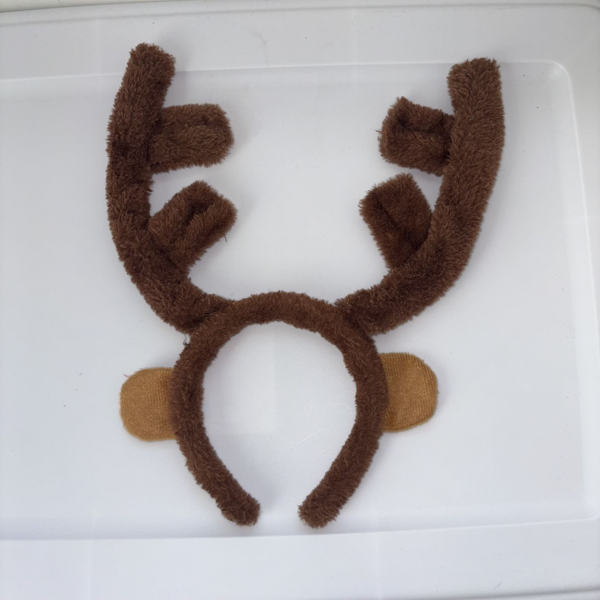 Brown Reindeer Antlers Headband