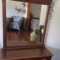 Low Dresser With Mirror