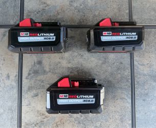HIGH OUTPUT XC8.0 Battery REDLITHIUM Milwaukee M18 (each)
