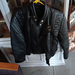 Leather Coat And Paints 