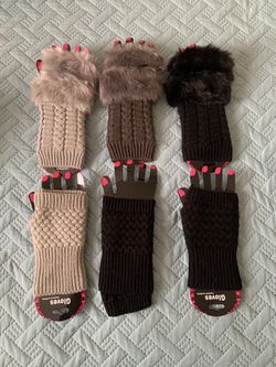 Fashionable Fingerless Gloves $35 For Lot Of Six