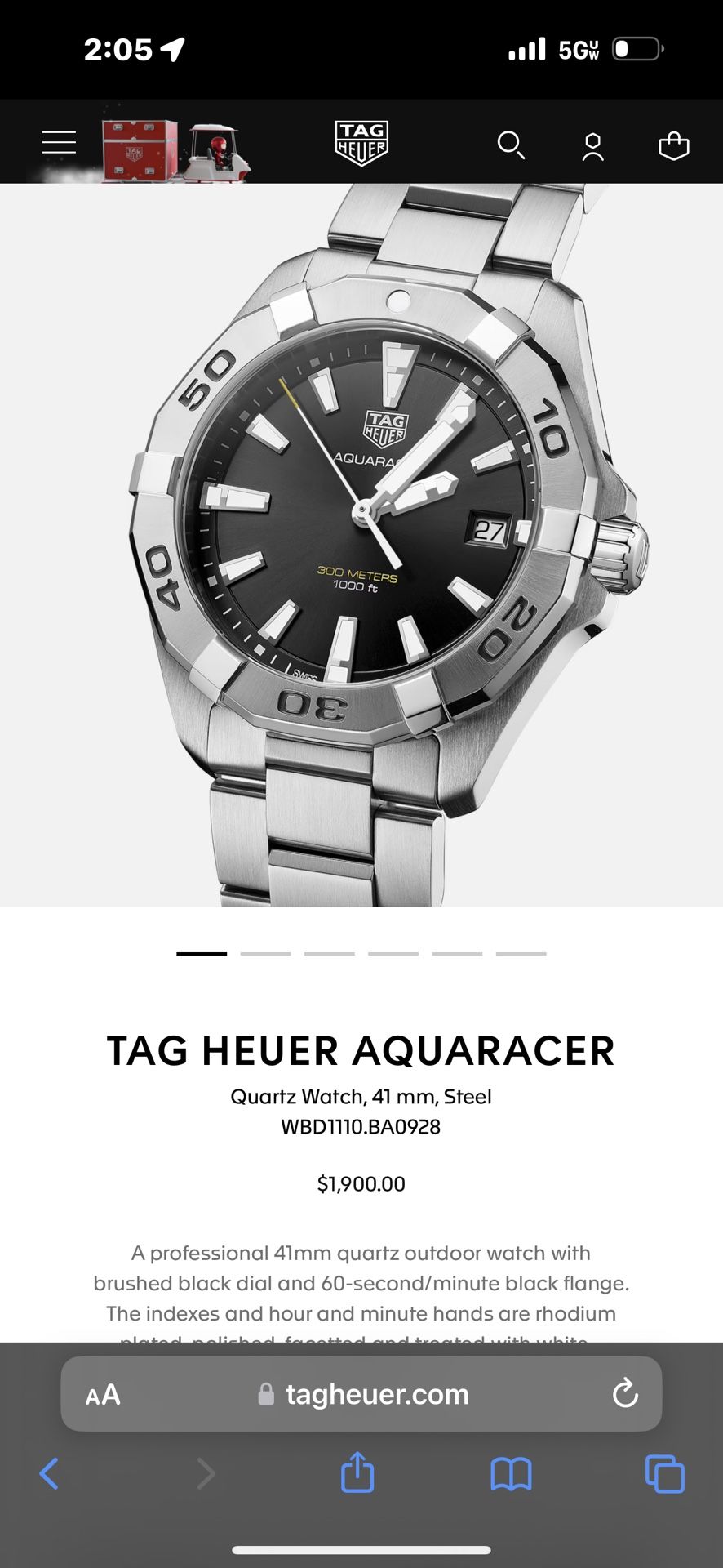 Tag Heuer Aquaracer WBD1110