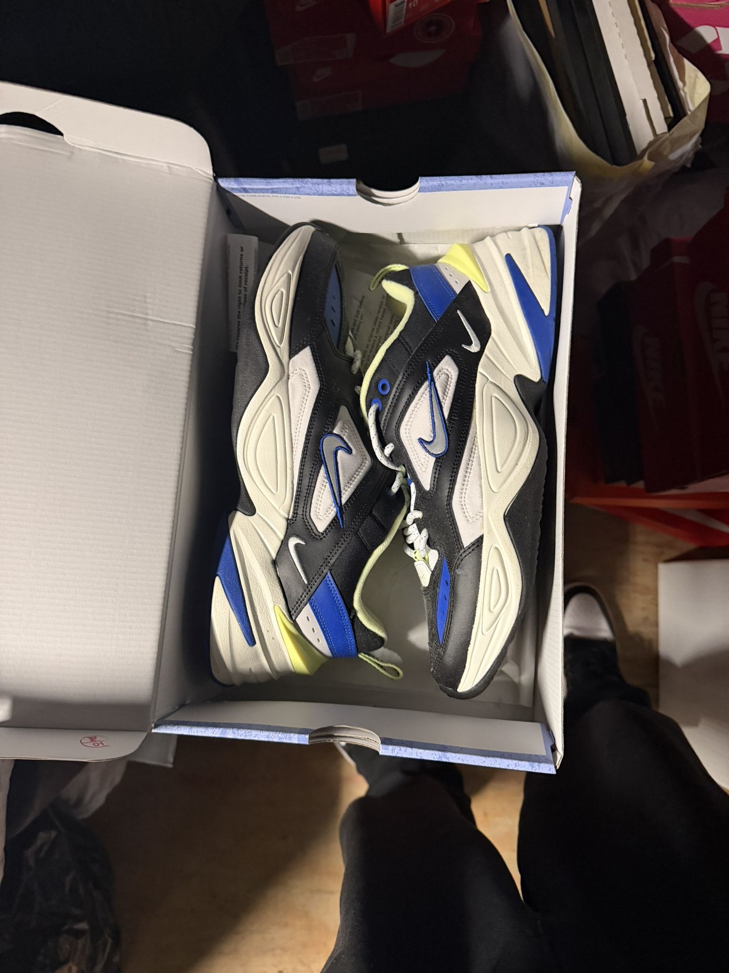 Nike M2K Tekno black trainers Size 10.5 