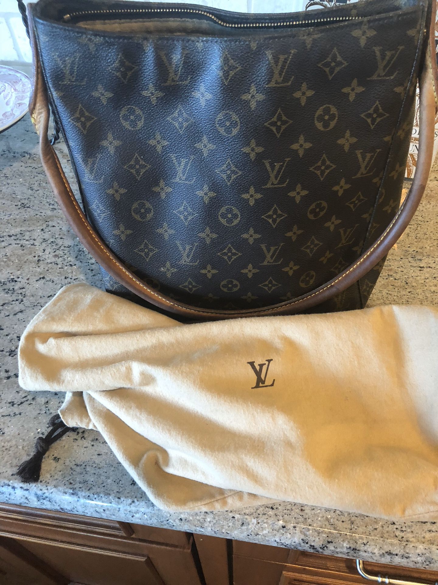 100% Authentic Louis Vuitton Looping Purse Handbag