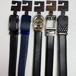 NEW Men’s Leather Ratchet Belts – All Sizes – Perfect Gifts 🎁