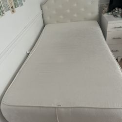 Twin Size Bed Frame & Mattress Set
