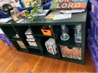 IKEA green bookcase