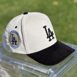 LA Dodgers Corduroy World Series Snapback Hat