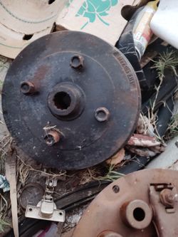 Vintage original vw front brake drums wt new inner bearings and seals
