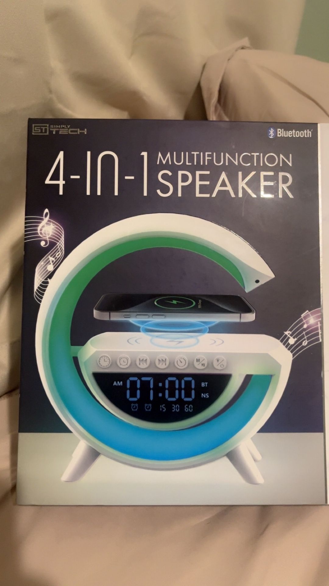 Bluetooth speaker sunrise alarm clock