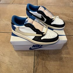 Travis Scott Jordan 1 Low “Fragments” Size 10.5 - Brand New