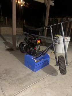 Grey  GTS mini bike