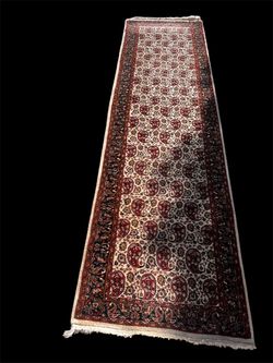 Persian Style Runner Rug with Paisley Pattern