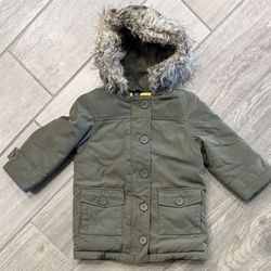 Sz 3 GAP hooded winter coat jacket