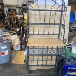 New Bakers’ Rack Kitchen Rack Metal 65” High X 28” Wide X 17” Deep