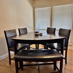 Kitchen Table With Chairs And Bench 