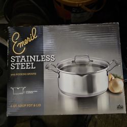 Emerils 5QIART STAINLESS STEEL SOUP PAN