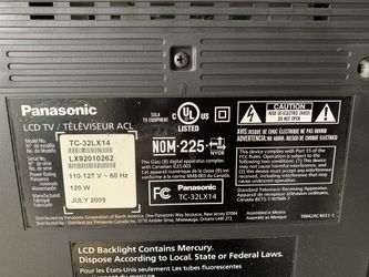  Panasonic TC-32LX14 LCD TV (TC32LX14)