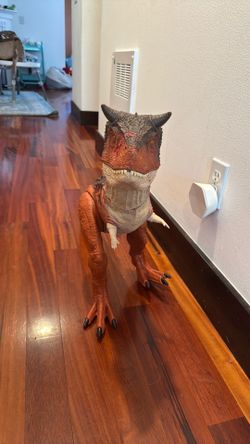 1- 3 foot large plastic jurassic world t rex
