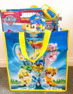 Paw Patrol Gift Basket Bag for Birthdays, Easter, Christmas or Just Gift…