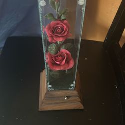 Red Roses Tower Music Box