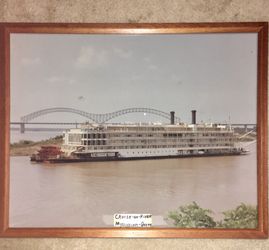 Vintage photograph of Mississippi River Queen