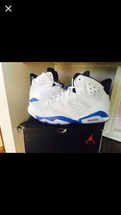 Jordan 6's sport blue