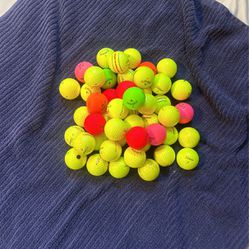4 Dozen Colored Golf Balls 