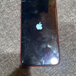 iPhone Xr Red For Parts Locked 