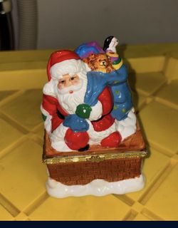 Christmas Decor Ceramic Music Box 