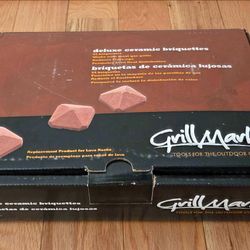 Grill Mark Ceramic Briquettes – 54ct Box – New