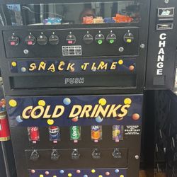 Snack Drink Vending Machine Quarter Capture Dollar Change