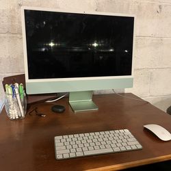 24 inch iMac green