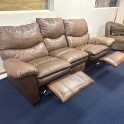 Beautiful Faux Leather sofa 