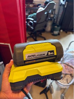 Ryobi battery and charger