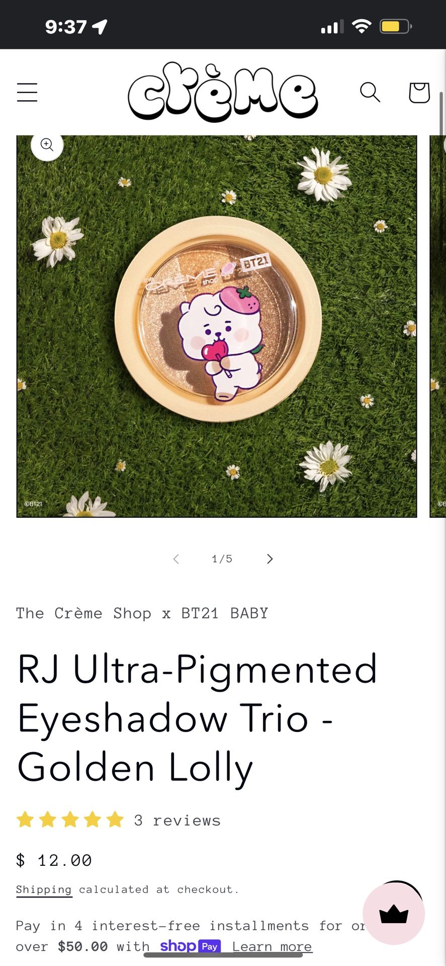 Bt21 Eyeshadow