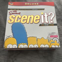 Simpsons Scene It Board Game with dvd