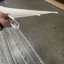 10 pieces of Metal Wired Shelving