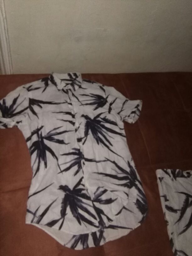 Zara man palm tree full outfit