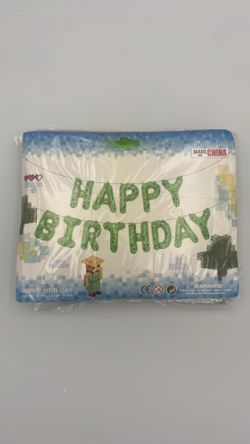 Minecraft Birthday Decorations