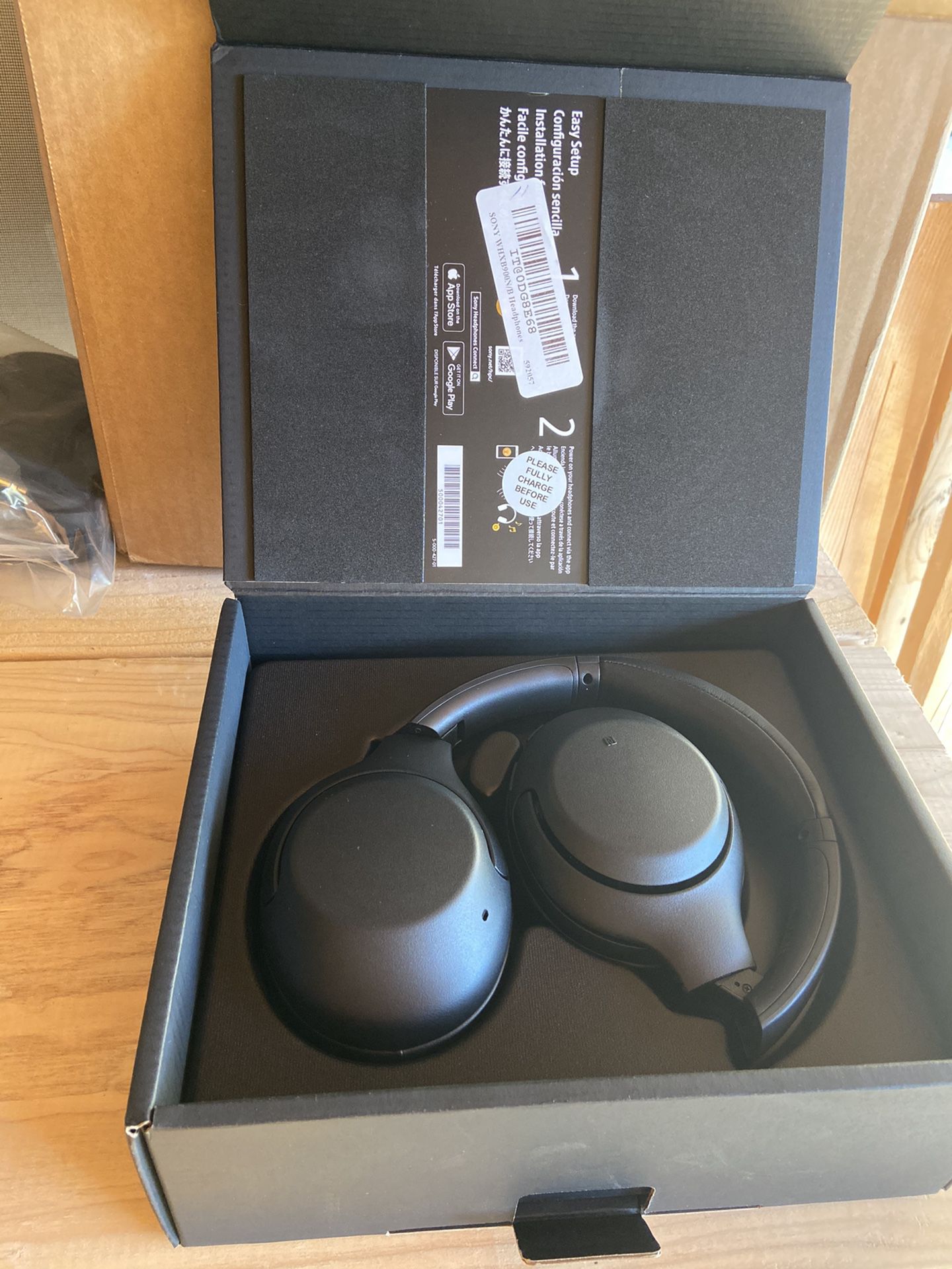 Sony Wireless Noise Cancelling Over-the-Ear Headphones - Black