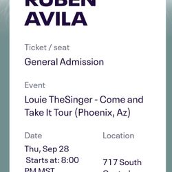 1 General Admission Ticket 