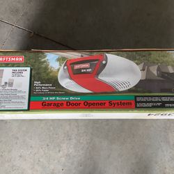 New 3/4 Craftsman Garage Door Opener 
