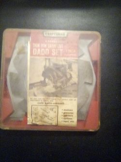 Craftsman Thin Rim Satin Cut Dado Set 7 Inch