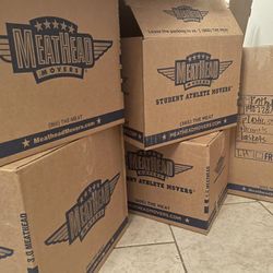 REBORN MOVING BOX STACK MOSTLY MEDIUMS  25 boxes/ $31.00