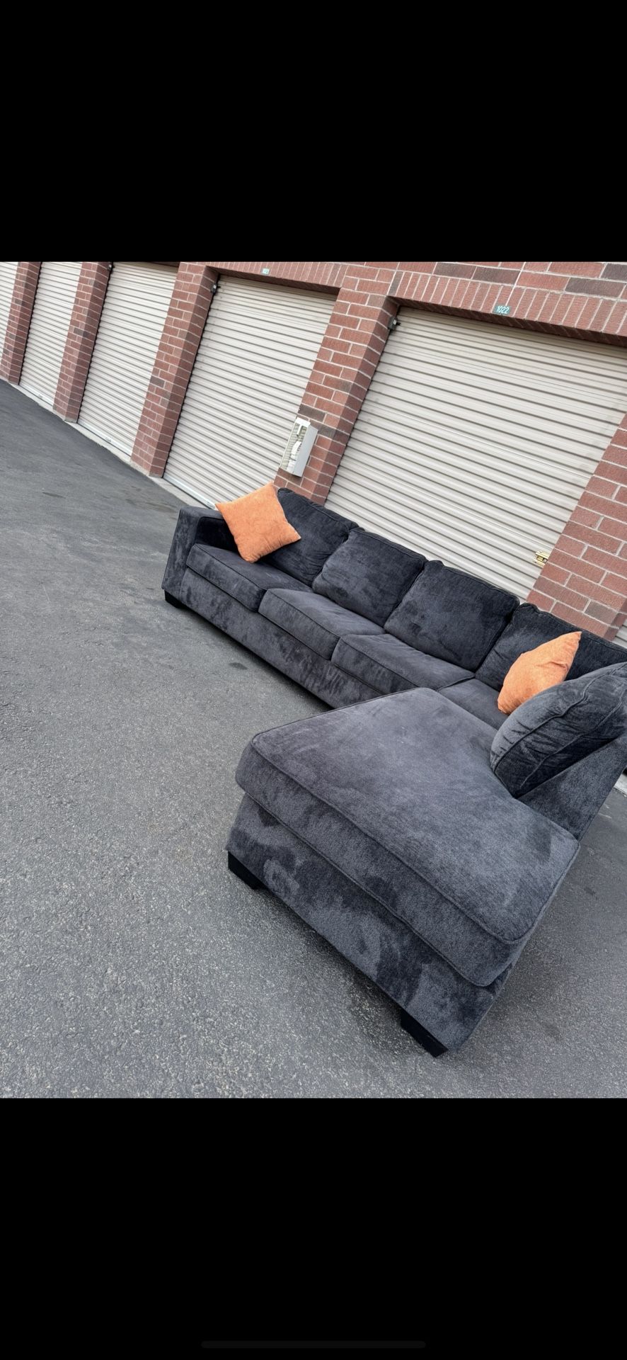 really Nice Gray Sectional Couch